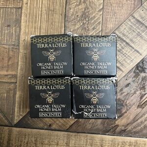 Terra Lotus Organic Tallow Honey Balm x4